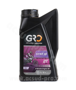 HUILE GLOBAL RACING OIL 2T SYNT-10 100% SYNTHESE (BIDON 1L)