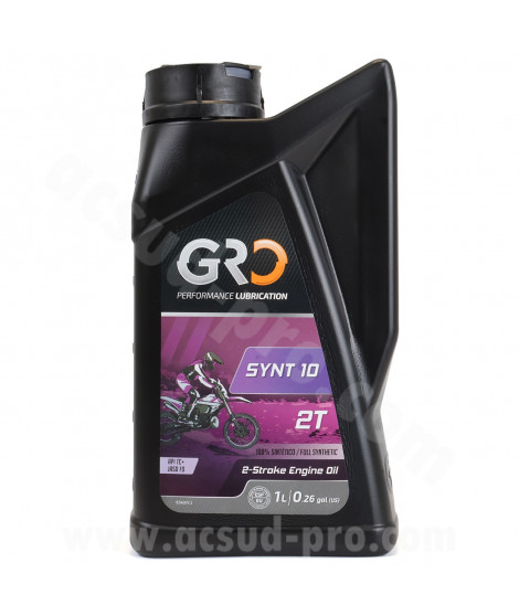 HUILE GLOBAL RACING OIL 2T SYNT-10 100% SYNTHESE (BIDON 1L)
