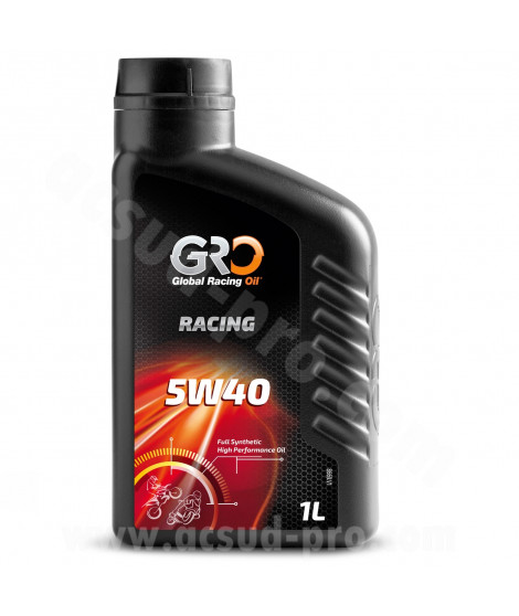 HUILE GLOBAL RACING OIL 4T GLOBAL RACING 5W40 100% SYNTHESE (BIDON 1L) GRO
