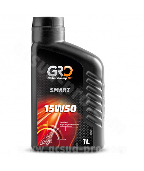 HUILE GLOBAL RACING OIL 4T GLOBAL SMART 15W50 SYNTHESE (BIDON 1L) GRO