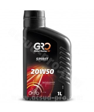 HUILE GLOBAL RACING OIL 4T SPIRIT 20W50 (BIDON 1L) GRO