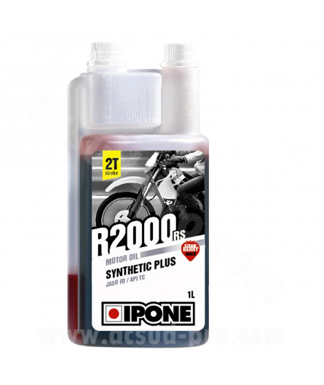 HUILE IPONE 2T R2000 RS SYNTHESE SENTEUR FRAISE (BIDON 1L)