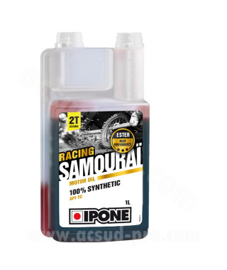 HUILE IPONE 2T SAMOURAÏ RACING 100% SYNTHESE (BIDON 1L)