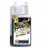 HUILE IPONE 2T SAMOURAÏ RACING 100% SYNTHESE SENTEUR FRAISE (BIDON 1L)