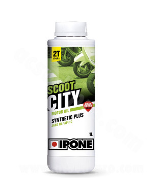 HUILE IPONE 2T SCOOT CITY SYNTHESE SENTEUR FRAISE (BIDON 1L)