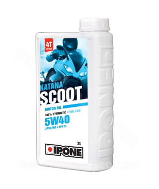 HUILE IPONE 4T KATANA SCOOT  5W40 100% SYNTHESE (BIDON 2L)