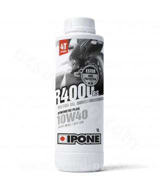 HUILE IPONE 4T R4000 RS SYNTHESE 10W40 (BIDON 1L)