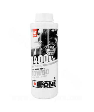 HUILE IPONE 4T R4000 RS SYNTHESE 10W50 (BIDON 1L)