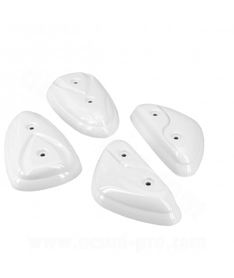 JEU 4 PROTECTION CARROSSERIE ADAPT. MBK STUNT / YAMAHA SLIDER  BLANC