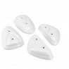 JEU 4 PROTECTION CARROSSERIE ADAPT. MBK STUNT / YAMAHA SLIDER  BLANC