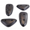 JEU 4 PROTECTION CARROSSERIE ADAPT. MBK STUNT / YAMAHA SLIDER NOIR (TYPE ORIGINE)