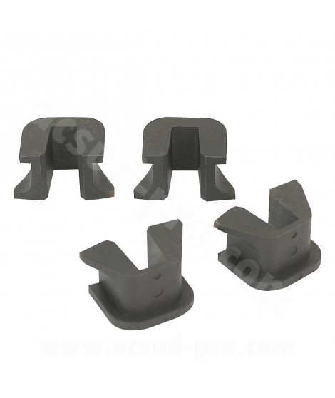 JEU DE 4 GUIDE / TAQUETS PLATEAU APPUI RB MAX ADAPT. YAMAHA TMAX 500 2004-2011 (OEM : 5VU-17653-0000)