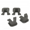 JEU DE 4 GUIDE / TAQUETS PLATEAU APPUI RB MAX ADAPT. YAMAHA TMAX 500 2004-2011 (OEM : 5VU-17653-0000)