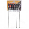 JEU DE 6  TOURNEVIS LONG 325mm MAGNETIQUE