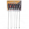 JEU DE 6  TOURNEVIS LONG 325mm MAGNETIQUE