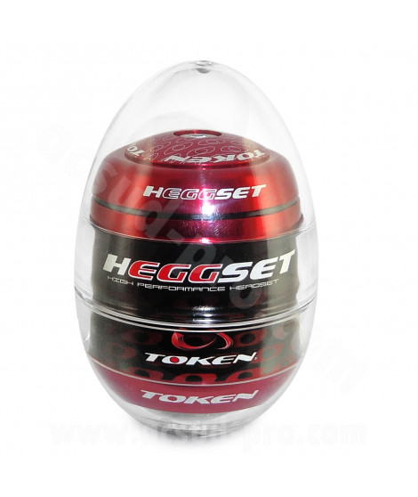 JEU DE DIRECTION INTEGRE/EXTERNE HEADSET TOKEN ROUGE