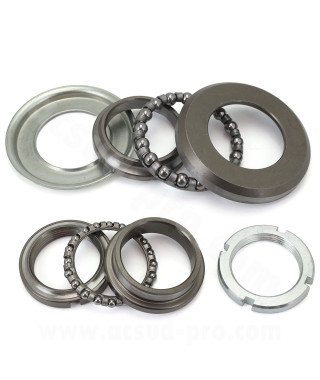 JEU DE DIRECTION SCOOTER TNT ADAPT.  SCOOTER APRILIA SR MOTARD- VESPA - PIAGGIO TYPHOON -X7- DERBI- GILERA (8 PCS)