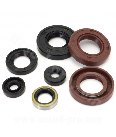 JOINT SPI ADAPT. DERBI SENDA 2006 (POCHETTE DE 7 JOINTS) JOINT VITON POUR EMBIELLAGE / MOTEUR NBR (EURO 3 / EURO 4)