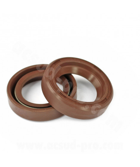JOINT SPI EMBIELLAGE ADAPT. PEUGEOT LUDIX / JET FORCE / SPEEDFIGHT 3 VITON RESSORT INOX (LA PAIRE)
