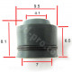 JOINTS QUEUE DE SOUPAPE ADAPT. HONDA SH 300CC 2007-2019  / YAMAHA XMAX 125CC 2006-2019 (OEM : 12208-ML0-721) (VENDU PAR 10PCS)