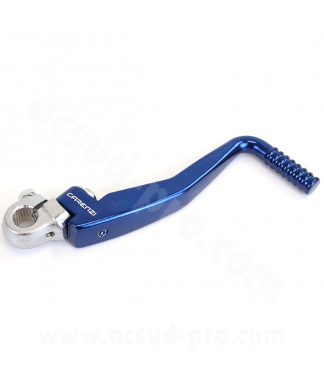 KICK DEMARRAGE CARENZI HQ ADAPT. DERBI SENDA EURO2 / EURO3 / EURO4  BLEU ANODISE