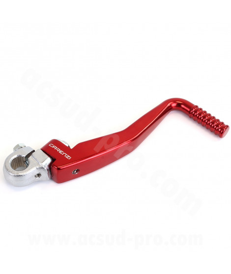 KICK DEMARRAGE CARENZI HQ ADAPT. DERBI SENDA EURO2 / EURO3 / EURO4  ROUGE ANODISE