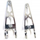 KIT 2 PCES SUPPORT OPTIQUE RACING X LONG CHROME Ø28