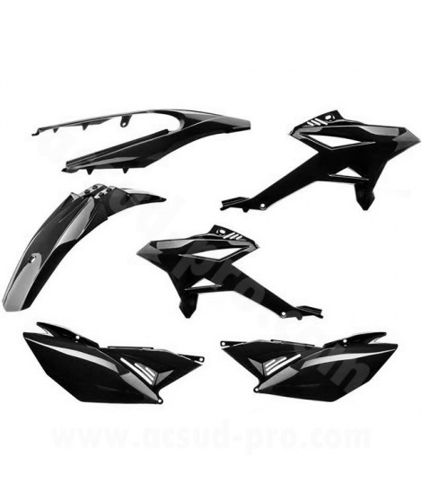 KIT CARROSSERIE ADAPT. BETA 50 RR  MOTARD 2012-2020 (6 PIECES) NOIR