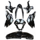 KIT CARROSSERIE ADAPT. BETA 50 RR  MOTARD 2012-2020 (7 PIECES) NOIR