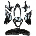 KIT CARROSSERIE ADAPT. BETA 50 RR  MOTARD 2012-2020 (7 PIECES) NOIR