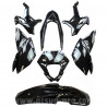 KIT CARROSSERIE ADAPT. BETA 50 RR  MOTARD 2012-2020 (7 PIECES) NOIR