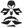 KIT CARROSSERIE ADAPT. DERBI SENDA DRD RACING / DRD LIMITED (2004-2010) NOIR (8 PIECES)