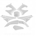 KIT CARROSSERIE ADAPT. DERBI SENDA DRD / XTREM 2000-2011 BLANC (7 PIECES)