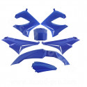 KIT CARROSSERIE ADAPT. DERBI SENDA DRD / XTREM 2000-2011  BLEU (7 PIECES)