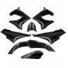 KIT CARROSSERIE ADAPT. DERBI SENDA DRD / XTREM 2000-2011 NOIR (7 PIECES)