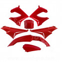 KIT CARROSSERIE ADAPT. DERBI SENDA DRD / XTREM 2000-2011  ROUGE (7 PIECES)
