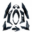 KIT CARROSSERIE ADAPT. HONDA PCX 125CC 2014-2016  NOIR BRILLANT (10 PIECES)