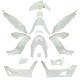 KIT CARROSSERIE ADAPT. HONDA PCX 125CC 2021-2023  (14 PIECES) BLANC PERLE