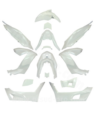 KIT CARROSSERIE ADAPT. HONDA PCX 125CC 2021-2023  (14 PIECES) BLANC PERLE