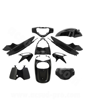 KIT CARROSSERIE ADAPT. HONDA SH125 / 150CC 2005-2008 NOIR (10 PIECES)