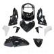 KIT CARROSSERIE ADAPT. HONDA SH125-150CC  2009-2012 NOIR (10 PIECES)
