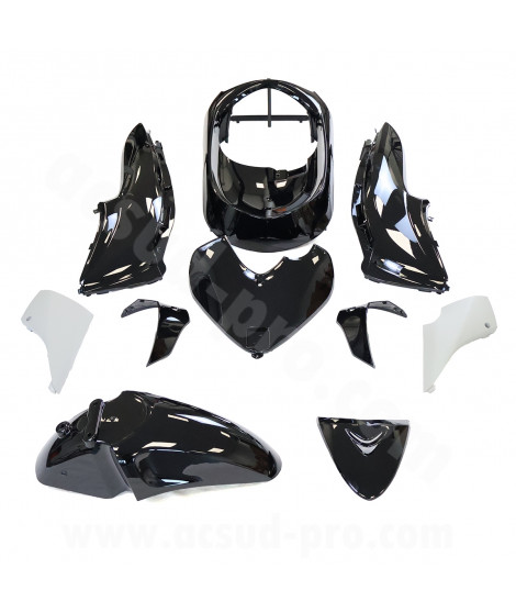 KIT CARROSSERIE ADAPT. HONDA SH125-150CC  2009-2012 NOIR (10 PIECES)