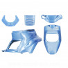 KIT CARROSSERIE ADAPT. MBK 50 BOOSTER 1999-2003 / YAMAHA 50 BWS 1999-2003  BLEU HAWAI (5 PIECES)