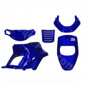 KIT CARROSSERIE ADAPT. MBK 50 BOOSTER 1999-2003 / YAMAHA 50 BWS 1999-2003 BLEU METAL (5 PIECES)