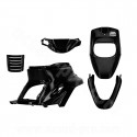 KIT CARROSSERIE ADAPT. MBK 50 BOOSTER 1999-2003 / YAMAHA 50 BWS 1999-2003 NOIR MAT (5 PIECES)