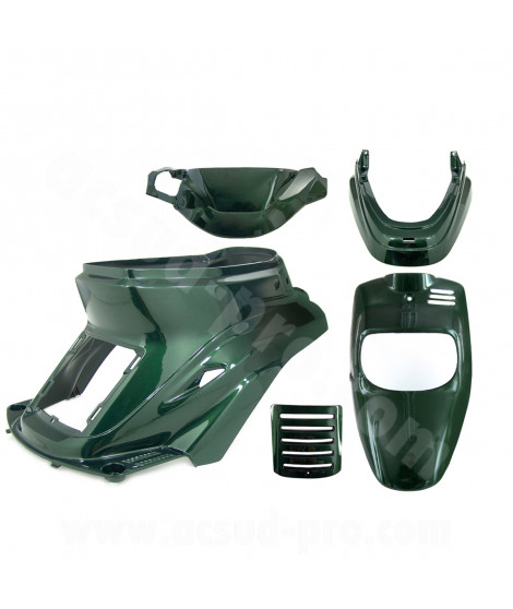 KIT CARROSSERIE ADAPT. MBK 50 BOOSTER 1999-2003 / YAMAHA 50 BWS 1999-2003  SPIRIT VERT JAGUAR