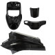 KIT CARROSSERIE ADAPT. MBK 50 BOOSTER 2004 / YAMAHA 50 BWS 2004 TYPE ORIGINE NOIR (4 PIECES)
