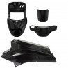 KIT CARROSSERIE ADAPT. MBK 50 BOOSTER 2004 / YAMAHA 50 BWS 2004 TYPE ORIGINE NOIR (4 PIECES)
