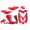 KIT CARROSSERIE ADAPT. MBK NITRO / YAMAHA AEROX ROUGE SCUDERIA 1997-2012 (7 PIECES)