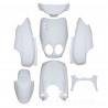 KIT CARROSSERIE ADAPT. MBK OVETTO 2002-2007  / YAMAHA NEOS 2002-2007 BLANC 2T (7 PIECES)